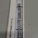 SINAIKE Universal Metal Watch Band Fit Most Tranditional Watch, 16mm Quick Release Stainless Steel Watch Bands with Curved Lug Ends Parts, Classic Watch Strap Replacement Bracelet for Men Women Silver