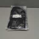 Womens Winter Knitted Beanie Hat Warm Fleece Lined with Pompom Cap Thick Slouchy Snow Knit Skull Ski Cap , 3 pcs , Set , Black and white