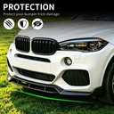 Front Bumper Lip Fits for BMW 2014-2018 X5 F15 M-Sport Bumper Model