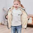 TUONROAD 1-6T Baby Girl Boy Winter Fleece Coats Toddler Warm Puffer Jackets Kids Down Alternative Outerwear (2-3T, Black)