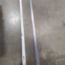 2-Pack Butecare Frameless Shower Door Side Seal Strip for 1/2" Glass Doors, Vertical Polycarbonate H-Jamb 180 Degree 78" Long