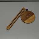 Acacia Wooden Paper Towel Holder Stand for Jumbo Roll - Stylish Kitchen Paper Rack Bathroom Towel Roll Stand Organizer, UA, Solid Wood Simply Standing Countertop Paper Roll Holder, Standard