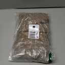 MIULEE Pack of 2 Decorative Burlap Linen Throw Pillow Covers Modern Farmhouse Pillowcase Rustic Woven Textured Cushion Cover for Sofa Couch Bed 20x20 Inch Light Brown