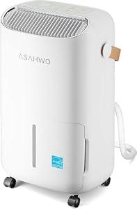 Dehumidifier for Basement,Home,Bathroom,Bedroom 45 pint/Day 4500 Sq ft Dehumidifiers with Drain Hose,Most Efficient Energy Star 2025,Intelligent Humidity Control,3 Modes,24H Timer (45 Pint)