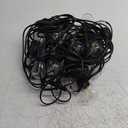 addlon 25FT LED Outdoor String Lights with Edison Shatterproof Bulbs, Heavy-Duty and Weatherproof Strand, Commercial Grade Patio Lights, Decorative for Garden or Patio, Black