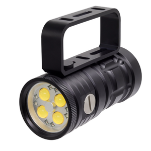 Powerful diving light 11000 lumens for underwater taking videos
