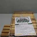 KOLWOVEN Wood Cutting Boards for Kitchen  Set of 3, Wooden Cutting Board Set with Holder for Chopping Meat, Cheese, Fruits, Vegetables, Knife Friendly Serving Tray