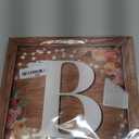 Floral Baby Shower Box Birthday Party Decoration Balloon Blocks First Birthday Centerpiece Decor for Girls Wood Grain Base Gender Reveal Party Supplies (Floral-Box-01)