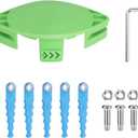 THTEN 2900719 Trimmer Blades Head Compatible with Greenworks 2101602 2101602A STBA40B210 2101602 ST40B410 BST4000 String Trimmer,16 Pack