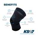 OrthoSleeve Compression Knee Brace, Knee Sleeve for ACL, MCL, Injury Recovery, Meniscus Tear, Pain, Aching Knees, Patellar Tendonitis & Arthritis Pain
