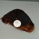 TISHINING Short Ombre Copper Pixie Cut Wigs for White Women Layered Copper Mixed Auburn Curly Wig with Bangs Natural Looking Synthetic Daily Party Wig