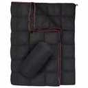 Wind Tour Ultralight Packable Camping Blanket, Water Repellent Compact Outdoor Blanket for Hiking, Backpacking, Travel, and Stadium Events (Black)