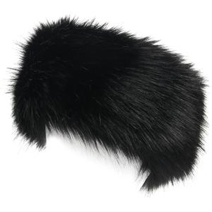 LA CARRIE Faux Fur Headband with Stretch Women's Winter Earwarmer Earmuff