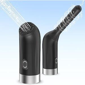 Enema Douches for Men Women, Automatic Anal Douche Cleaner with 3 Speeds, Silicone Enema Nozzles for Universal Bottles, Personal Travel Bidet Douche for Men Colon Anus Cleansing Feminine Care