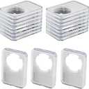 20-Pack Coin Slab Display Holder, Storage Case for Morgan, Peace, IKE Silver 38mm Dollar Coin, Organize Your Coin Collection with Clear Acrylic Cases