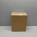 1.8 Gallon Bathroom Trash Can with Lid Press-Top, Small White Stainless Steel Garbage Can with Removable Inner Bucket, Slim Fit Narrow Spaces for Bedroom Office