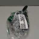 PATIKIL Leather Key Fob Kit, 20 Pack PU Leather Key Fob Blanks with Rivets and Key Rings DIY Keychain for Laser Engraving Leather Making, Black