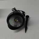 SUNVIE LED 40W Spot Lights Outdoor 5000K Daylight White Plug in Flag Pole Light 120V Ultra Bright Landscape Spotlights for Yard House Tree Lawn Signage Outdoor Spotlight with Stake & 5.5FT Cord