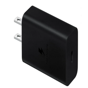 Black Charge Block 15 Watts 3 Amps Compatible with USB C and USB A cables