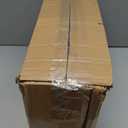 Ceramic 8.2inch Raised Double Dog Bowls Set with Acacia Wood Stand, Food & Water Bowls for Large Breed Dogs, Weighted Pet Dishes(60oz, Starry Sky) (7.6CUPS)