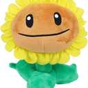 JHESAO 8" Sunflower Plants and Zombies Plush Zombies Toys PVZ Plushies 1 2 Stuffed Soft Doll Sunflower Plush New