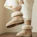 Yoicy Womens Super Thick Wool Socks - Soft Warm Comfort Casual Crew Winter Socks (Pack of 3-5), Multicolor (One Size)