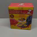 WM6S Peanuts Snoopy and Charlie Brown Waffle Maker, Red
