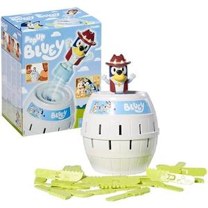 TOMY Games Pop Up Bluey Kids Game - Preschool Games and Bluey Toys for Family Game Night - Classic Board Games - Kids Toys for 2-4 Players - Ages 4 Years and Up