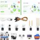 ELECFREAKS microbit Smart Science IoT Kit Octopus Series Sensor, microbit Sensor Starter Kit Data to The Cloud Internet with RTC Timing and WiFi Module, Environment Experiment Kit(Without microbit)