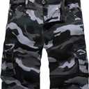 zeetoo Camo Shorts for Men Classic Relaxed Fit Cargo Short Multi-Pocket Outdoor Shorts (40, Dz-03)