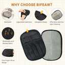 2 x Bifeaw Pet Hair Removal Glove - Adjustable Magic Brush Pet Hair - Dog Cat Hair Remover