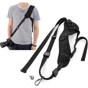 WANBY Camera Padded Shoulder Neck Strap Quick Release Sling Belt for DSLR SLR