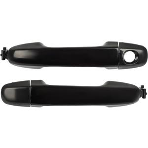 OCPTY Front Driver Left Passenger Right Side Exterior Door Handle Black Fit for 2011-2016 for Toyota for Sienna 2009-2012 for Toyota for Venza