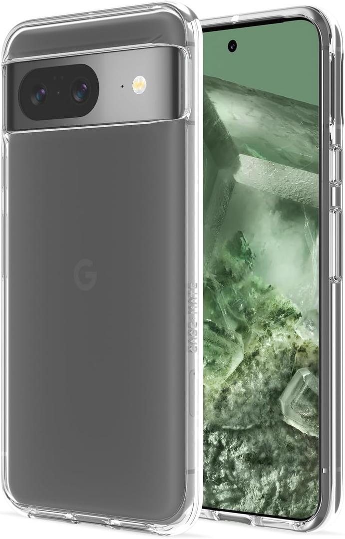 Case-Mate Google Pixel 8 Case [6.2”, 2023] [12ft Drop Protection] [Wireless Charging] Signature Clear Phone Case for Google Pixel 8 - Anti-Yellowing, Anti-Scratch Tech, Shockproof Materials, Slim Fit