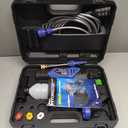 Ontel Turbo Jet HydroX5 Pro Portable Cordless Pressure Washer (21V 3000mAh Battery), 6-in-1 Nozzle, Dual Water Source, 16ft Detachable Hose