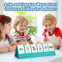 Aizweb Silly Sentence Building for Kids,Speech Therapy Learn to Read for Preschool Kindergarten 1st 2nd Grade Special Education Classroom Must Have,Homeschool Educational Toy Reading Learning Game