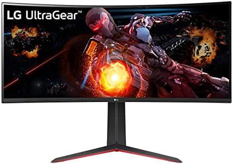 LG Ultragear QHD 34-Inch Curved Gaming Monitor 34GP63A-B, VA with HDR 10 Compatibility and AMD Free Sync Premium, 160Hz, Black