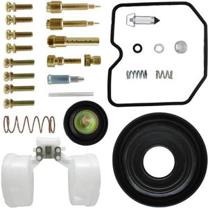 Carburetor Carb Rebuild Repair Kit with Diaphragm Float Replacement for Kawasaki KLR650 2006-2018 KLX650R 1993-1996