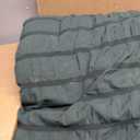 CozyLux Queen Comforter Set Forest Green Seersucker 7 Pieces Bed in a Bag Queen Comforter Set with Sheets, Luxury Bedding Sets with Down Alternative Comforter, Sheets, Pillowcases & Shams All Seasons