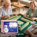 Foleto 4Pcs 2026 New mah-Jong Cards Guide Rules American Official Revision | Mahjong 2026 Mahjong Card - Large Print