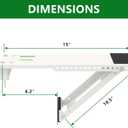 Window Air Conditioner Support Bracket, Universal AC Unit Window Brackets Light Duty, Up to 85 lbs.