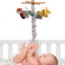 Lambs & Ivy Wild Life Musical Baby Nursery Crib Mobile - Protect the Animals