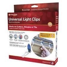  100 Universal Christmas Holiday Party Light Clips, Gutter Shingle & Tile. LED 2 Packs