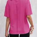 EVALESS Womens Fashion Summer Tops 2025 Crewneck Short Sleeve T Shirts (M)