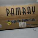 Pamray 60 Inch L Shaped Gaming Desk with Shelves and Storage, 59.5 Inch