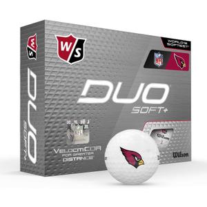 WILSON Staff Duo Soft/Soft+/NFL Golf Ball (White)