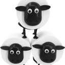 3-Pack Sheep Toilet Paper Roll Holder Set, Box Packaging - Cute Bathroom Organizer with Adorable Design