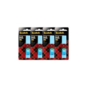Scotch Removable Restickable Glue Stick, .49oz, Repositionable Stick, 4 Pack