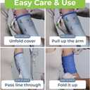 Mighty Well PICCPerfect PICC Line Cover: Soft Touch Double Layer PICC Line Arm Cover | Solid Blush, Medium