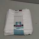 ALYVIA SPRING Waterproof Fabric Shower Curtain Liner with 3 Magnets - Soft Hotel Quality Cloth Shower Liner, Light-Weight & Machine Washable - Standard Size 72x72, White